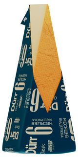 Изображение товара Сыр твердый Durr Classic «ЭкоНива» с нотками пряных трав 6 месяцев выдержки 50% БЗМЖ, вес