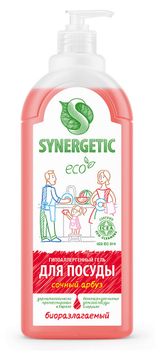 Изображение товара Средство для мытья посуды Synergetic Арбуз, 1 л