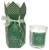 Изображение товара Свеча Actuel Merry Christmas с ароматом кедра, d 7 h 8 см