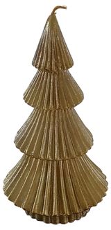 Изображение товара Свеча Actuel Ель золотистая, h 15,5 см