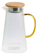 Изображение товара Набор Actuel Кувшин прозрачный стеклянный, 1,5 л + 4 кружки, 400 мл