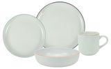 Изображение товара Набор посуды Actuel белый с окантовкой фарфор, 16 предметов