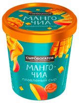 Изображение товара Сыр десертный плавленый «Сыробогатов» манго-чиа 30% БЗМЖ, 130 г