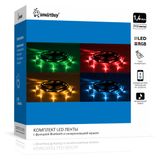 Изображение товара Комплект светодиодной ленты SmartBuy SMD 5050/180 с Bluetooth 1,4 Вт/м 112лм RGB, 10 м