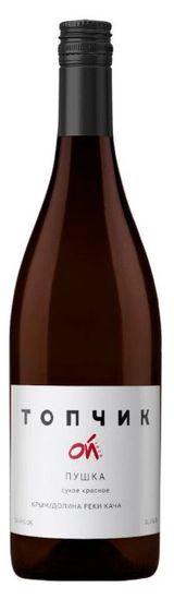 Изображение товара Вино «ТопчикОй» Пушка красное сухое Россия, 0,75 л