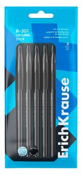 Изображение товара Набор гелевых ручек ErichKrause R-301 Gel Stick Original черные 0,5 мм, 8 шт