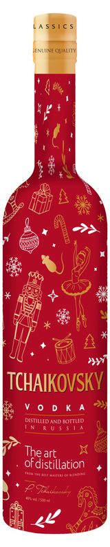 Изображение товара Водка «Чайковский» Щелкунчик Россия, 0,7 л