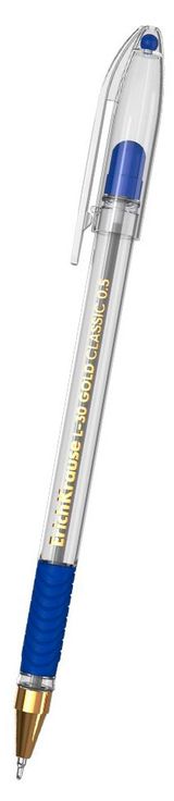 Изображение товара Ручка шариковая ErichKrause L-30 Gold Stick&Grip Classic синяя 0,5 мм, 1 шт