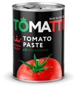Изображение товара Томатная паста Tomatti пастеризованная экстра Италия, 140 г
