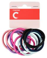 Изображение товара Резинки для волос Cosmia тонкие цветные, 12 шт