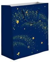 Изображение товара Пакет подарочный АШАН Красная птица синий, 20х24 см