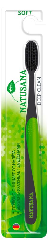 Изображение товара Зубная щетка Natusana Deep Clean Soft, 1 шт в ассортименте