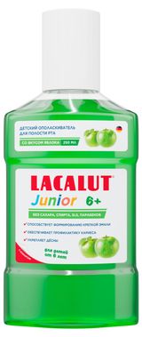 Изображение товара Ополаскиватель для полости рта детский LACALUT Junior яблоко от 6 лет, 250  мл