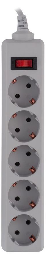 Изображение товара Сетевой фильтр 500SL-3-G,5Р серый, 3 м