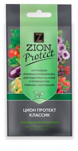 Изображение товара Добавка для подкормки растений и профилактики грибковых заболеваний Zion Protect Классик, 40 г