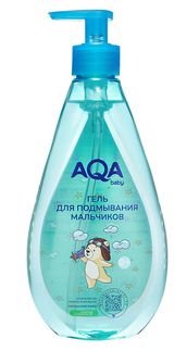 Изображение товара Гель для подмывания AQA Baby для мальчиков с рождения, 400 мл