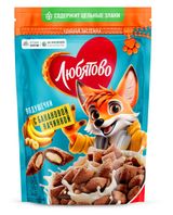 Изображение товара Готовый завтрак «Любятово» Подушечки с банановой начинкой, 220 г