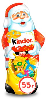 Изображение товара Шоколад молочный Kinder Дед Мороз, 55 г