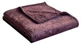 Изображение товара Плед Actuel фланелевый сливовое вино, 125х150 см