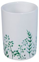 Изображение товара Стакан для зубных щеток бело-зеленый, 1 шт