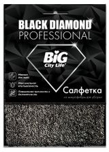 Изображение товара Салфетка для уборки BIG CITY LIFE Black Diamond Professional из микрофибры, 1 шт
