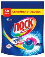 Изображение товара Капсулы для стирки «Лоск» Color для цветных и светлых изделий, 50 шт