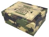 Изображение товара Коробка подарочная Мужская коллекция Камуфляж 17х13х7 см 1 шт