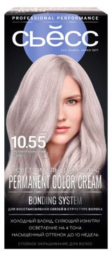 Изображение товара Краска для волос женский «Сьёсс» SalonPlex Ультраплатиновый блонд тон 10-55, 115 мл
