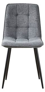 Изображение товара Стул Медисон микрошенилл темно-серый, 47,5х54х90 см