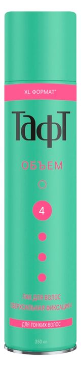 Изображение товара Лак для волос «Тафт» Сверхсильная фиксация, 350 мл