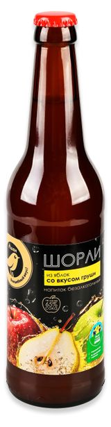 Изображение товара Напиток газированный АШАН Золотая птица Шорли со вкусом груши Беларусь, 500 мл