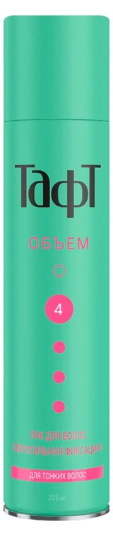 Изображение товара Лак для волос «Тафт» cила объема сверхсильная фиксация, 225 мл