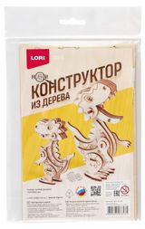 Изображение товара Набор для творчества LORI Мини конструктор из дерева, 1 шт в ассортименте