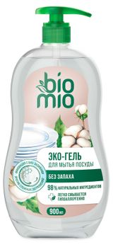 Изображение товара Гель для мытья посуды BioMio без запаха гипоаллергенный, 900 мл