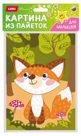 Изображение товара Набор для творчества LORI Картина из пайеток для малышей, 1 шт в ассортименте