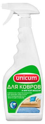 Изображение товара Средство для чистки ковров и мягкой мебели Unicum спрей-пена, 500 мл