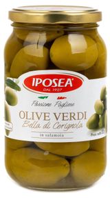Изображение товара Оливки Iposea Bella di Cerignola с косточкой Италия, 530 г
