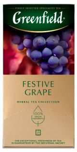 Изображение товара Напиток чайный Greenfield Festive Grape, 25х2 г