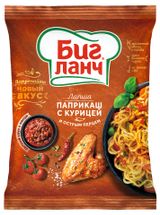 Изображение товара Лапша быстрого приготовления «Биг Ланч» Паприкаш с курицей и острым перцем, 75 г