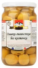 Изображение товара Оливки Bella Contadina гигантские без косточки Италия, 690 г