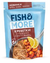 Изображение товара Креветки замороженные Fish&More в соусе унаги, 400 г