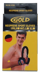 Изображение товара Перчатки для фитнеса Gold неопреновые, 1 пара в ассортименте