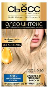 Изображение товара Краска для волос «Сьёсс» Oleo Intense Яркий блонд тон 9-10, 115 мл