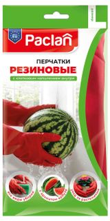Изображение товара Перчатки Paclan с ароматом арбуза, L