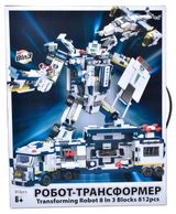 Изображение товара Конструктор ONE TWO FUN Робот трансформер, 812 деталей