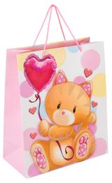 Изображение товара Пакет подарочный «Золотая сказка» Lovely Kitty, 26,5x12,7x33 см