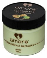 Изображение товара Мороженое молочное ореховое Amore Джелато Сицилийская фисташка БЗМЖ, 300 мл