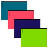 Изображение товара Zip-пакет ErichKrause Matt-touch Reef пластиковый A5+ непрозрачный, 1 шт в ассортименте