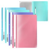 Изображение товара Папка-скоросшиватель ErichKrause Diagonal Pastel с перфорацией пластиковая A4, 1 шт в ассортименте