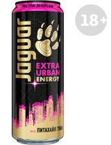 Изображение товара Энергетический напиток Jaguar Exstra Urban Energy питахайя гуава газированный, 440 мл